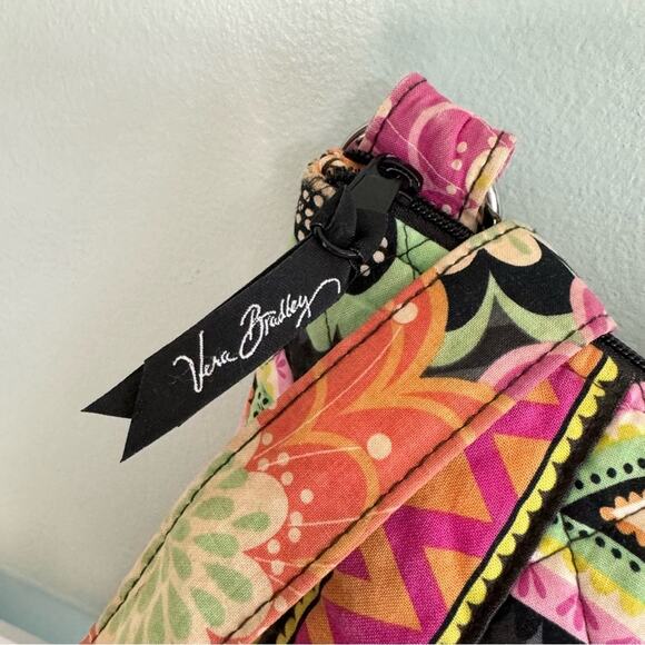 Vera Bradley Floral Ziggy Zinnia Iconic Hipster Crossbody Shoulder Bag Orange S - Picture 9 of 11